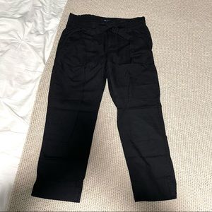 Gap Crop Tie Linen Pants